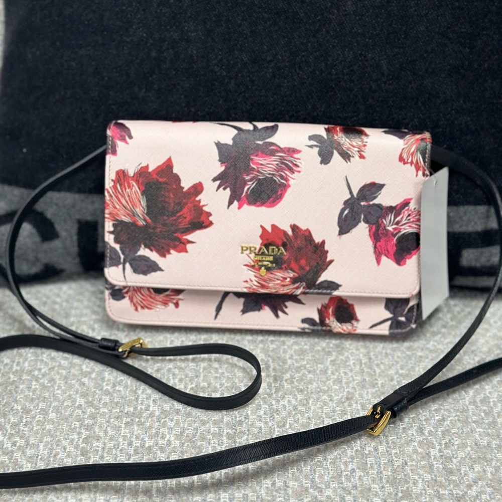 Prada floral Crossbody bag